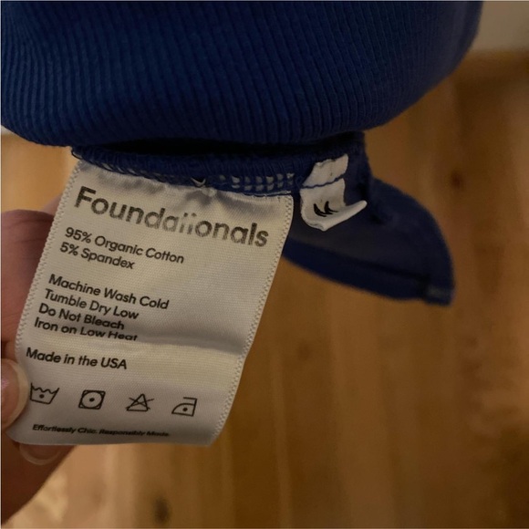 Foundationals Sportive Mini Dress Blue Medium - Picture 5 of 6